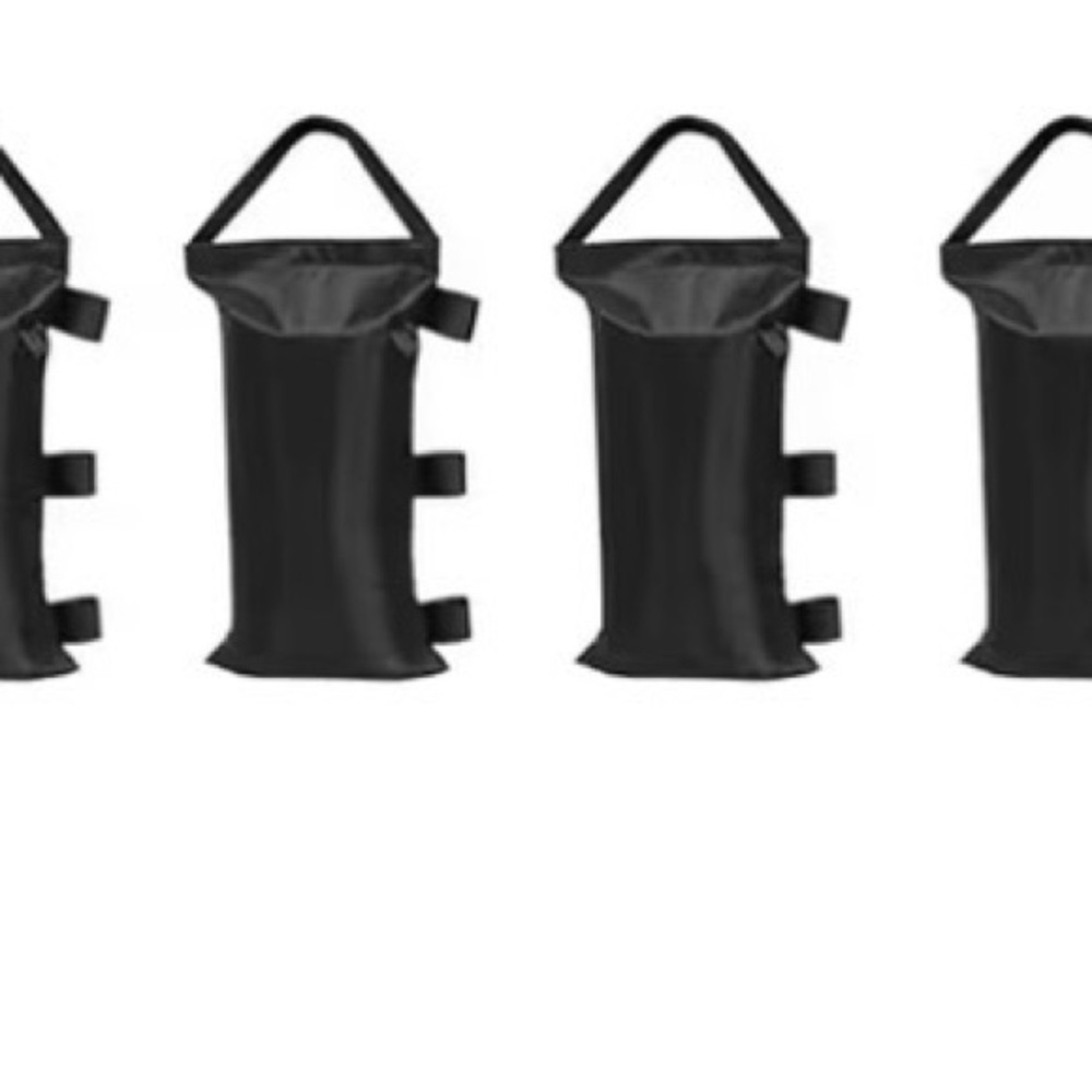 Black Tent Weights Bags set of 4